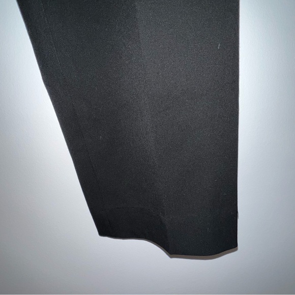 Talbots Dress Pants Womens 6 Black Stretch Straight Leg Trouser Polyester Blend - Picture 3 of 15